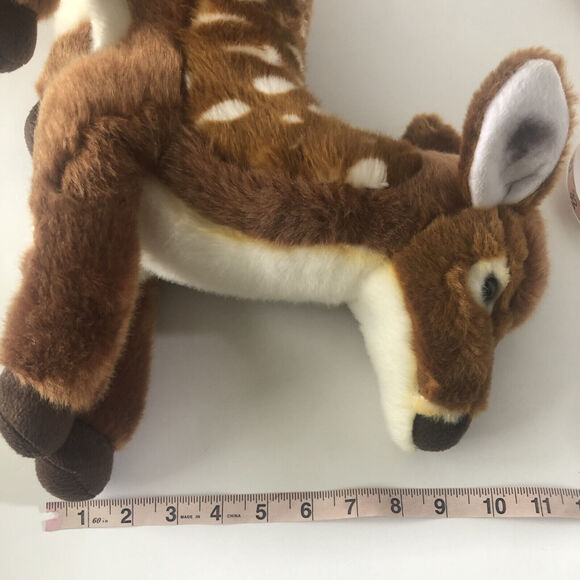 FAO Schwarz Baby Deer Fawn Plush Spotted Stuffed Animal Lovey Large Toy 17” #ST - Picture 8 of 8